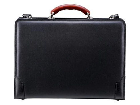 【豊岡鞄 三宅初治商店 MH5500 ブラック】木手大割れダレスバッグ